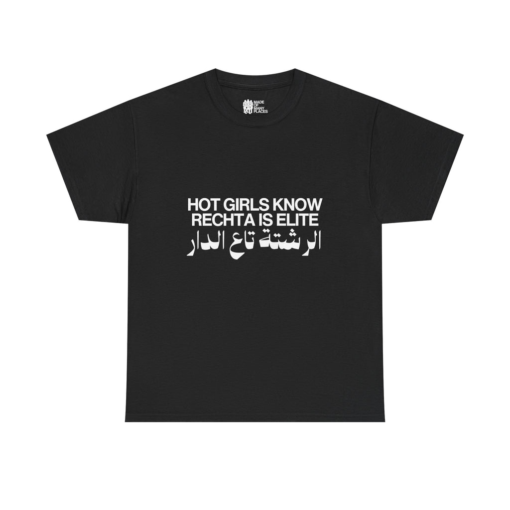 Rechta Is Elite Black Tee