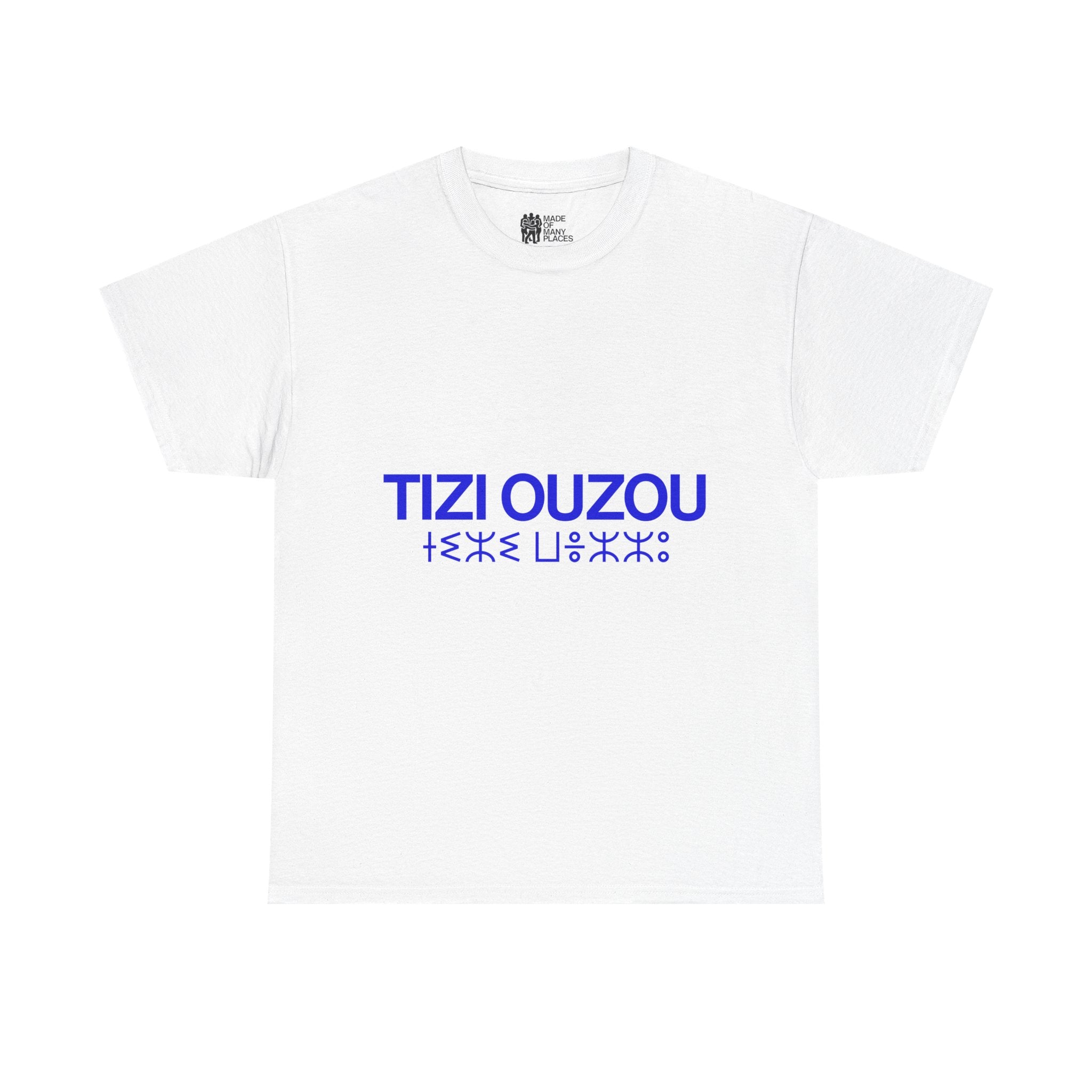 Tizi Ouzou White-Blue Tee