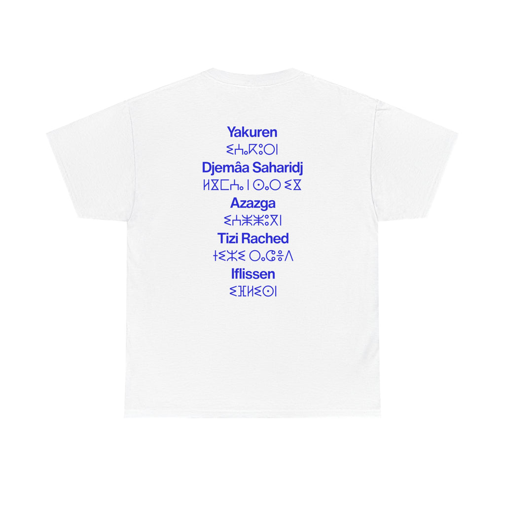 Tizi Ouzou White-Blue Tee