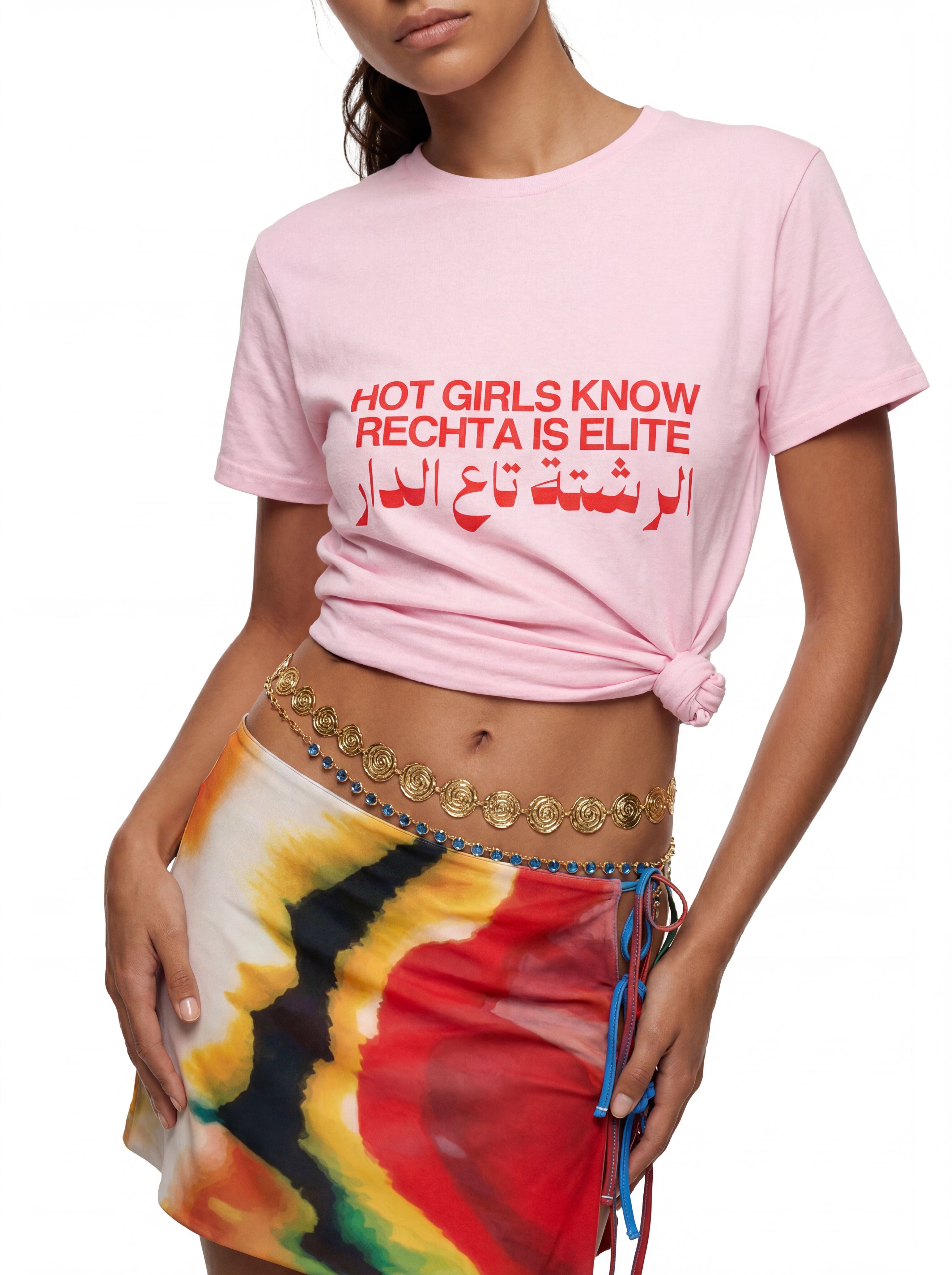 Rechta Is Elite Pink Tee