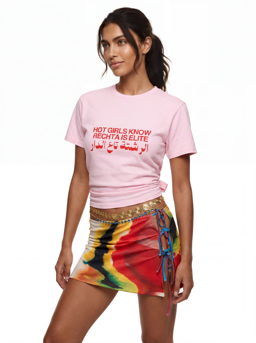 Rechta Is Elite Pink Tee