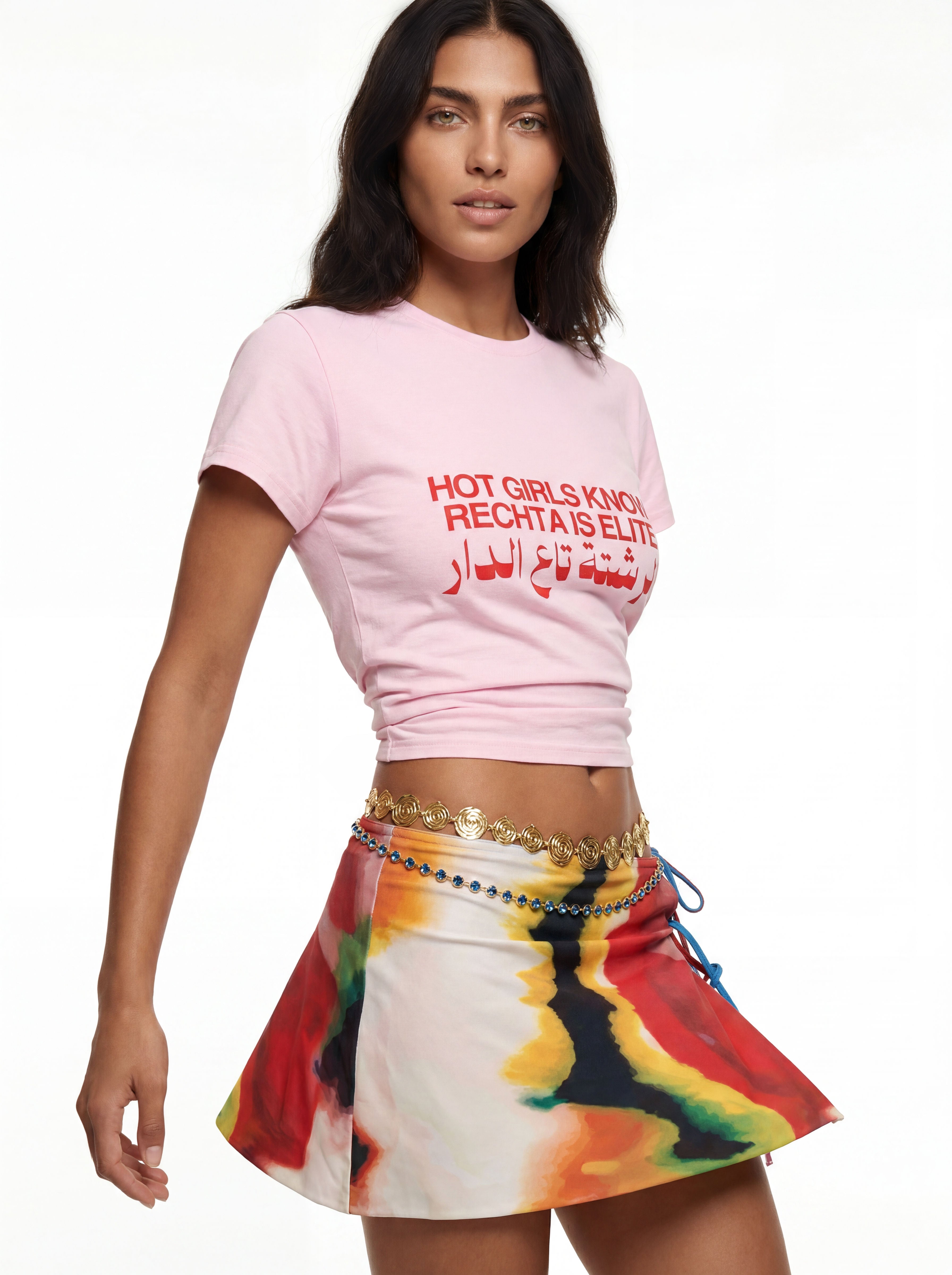 Rechta Is Elite Pink Tee