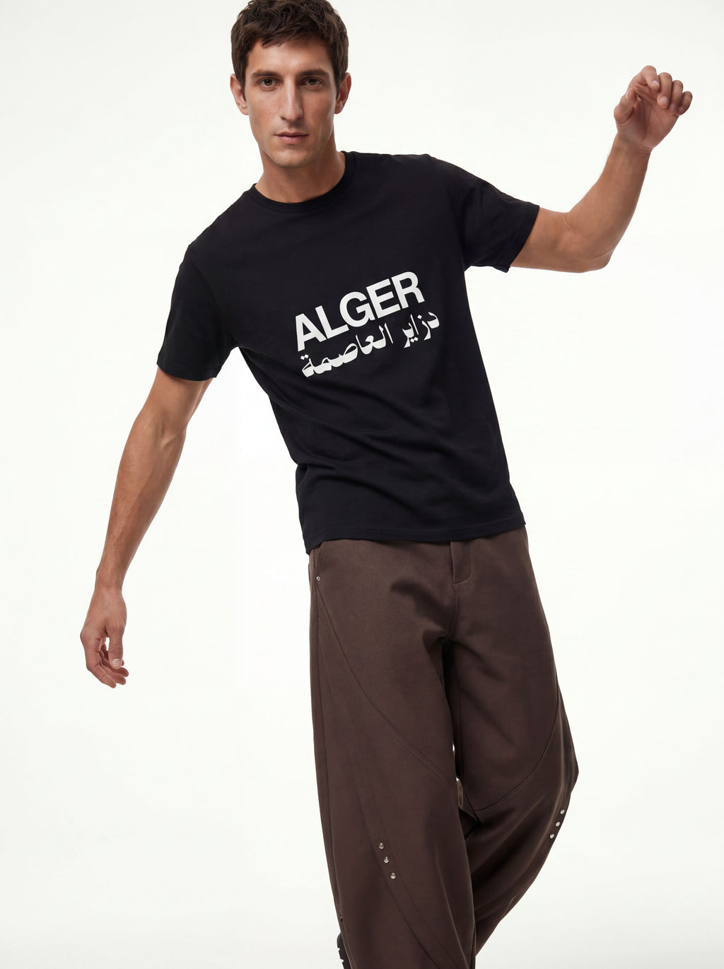 Alger Black Tee