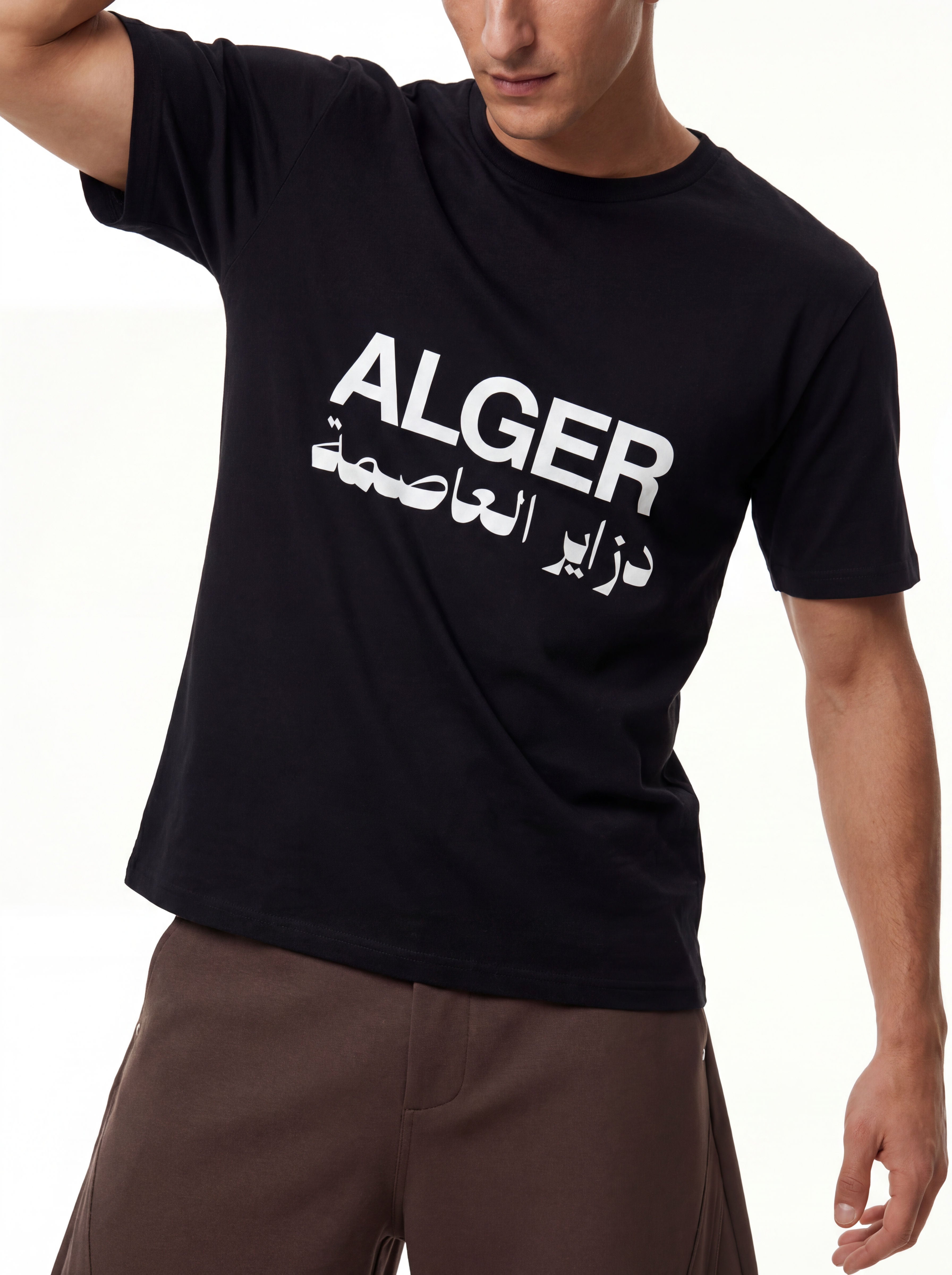 Alger Black Tee
