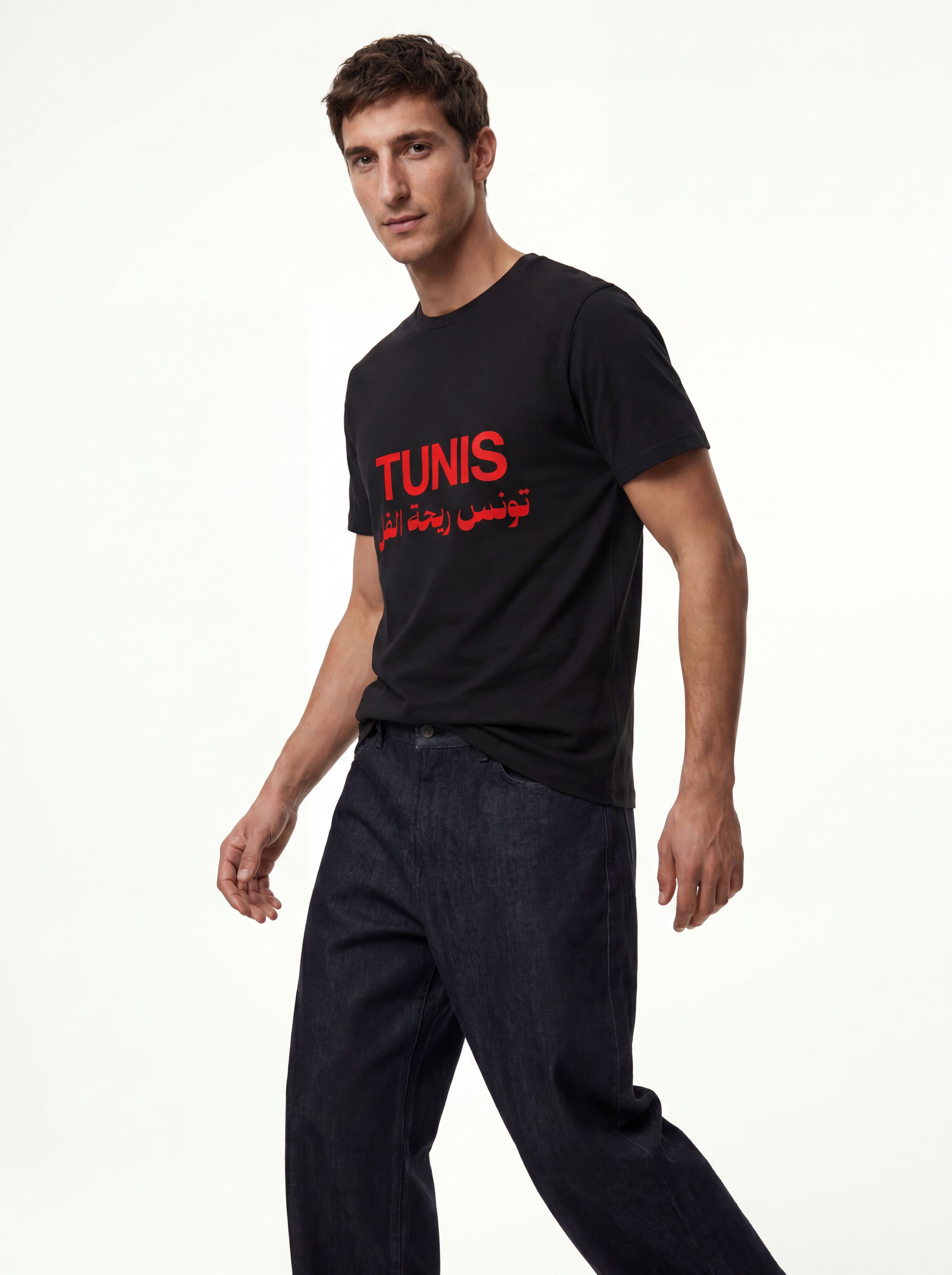 Tunis Black Tee