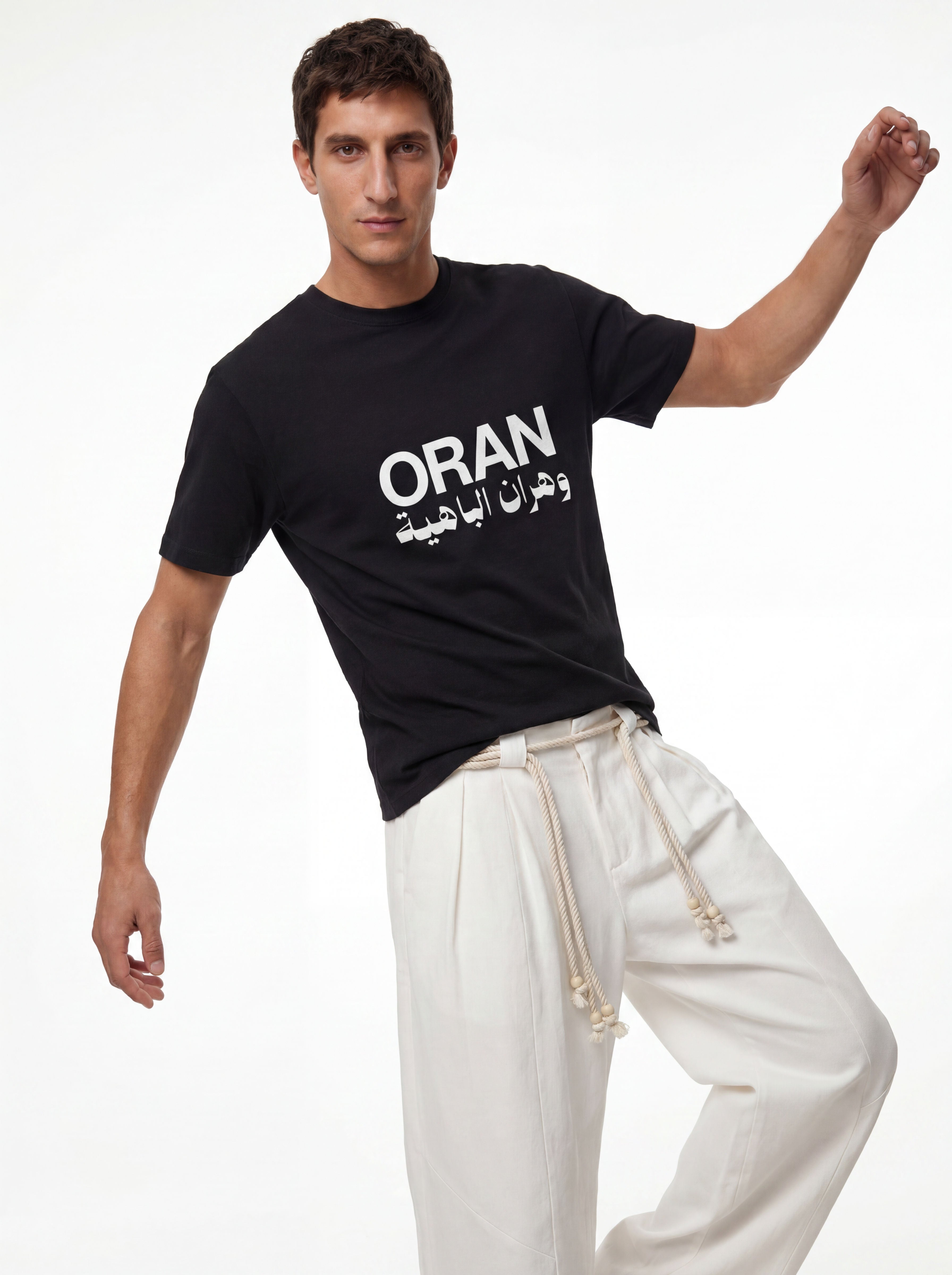 Oran Black Tee