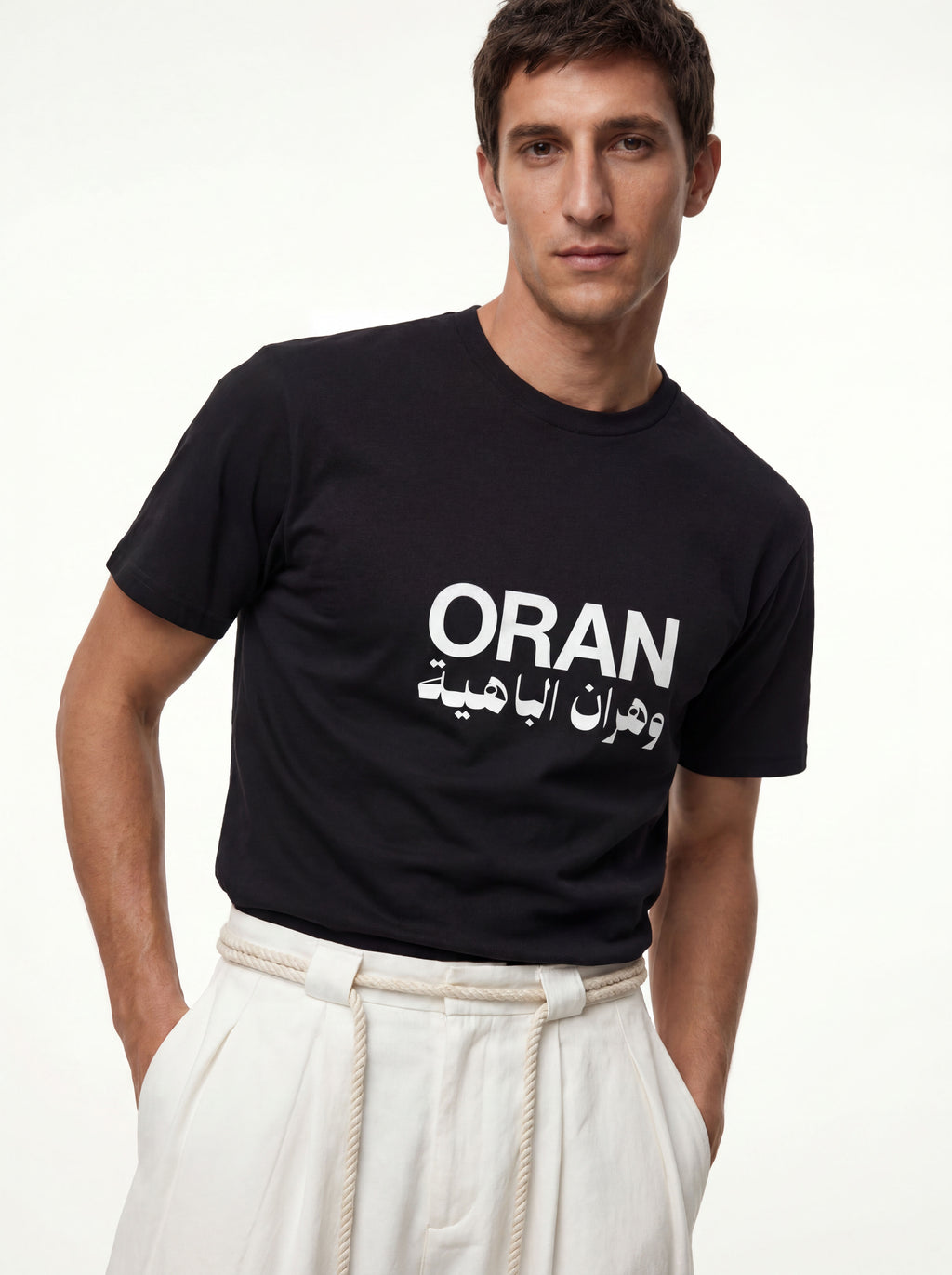 Oran Black Tee
