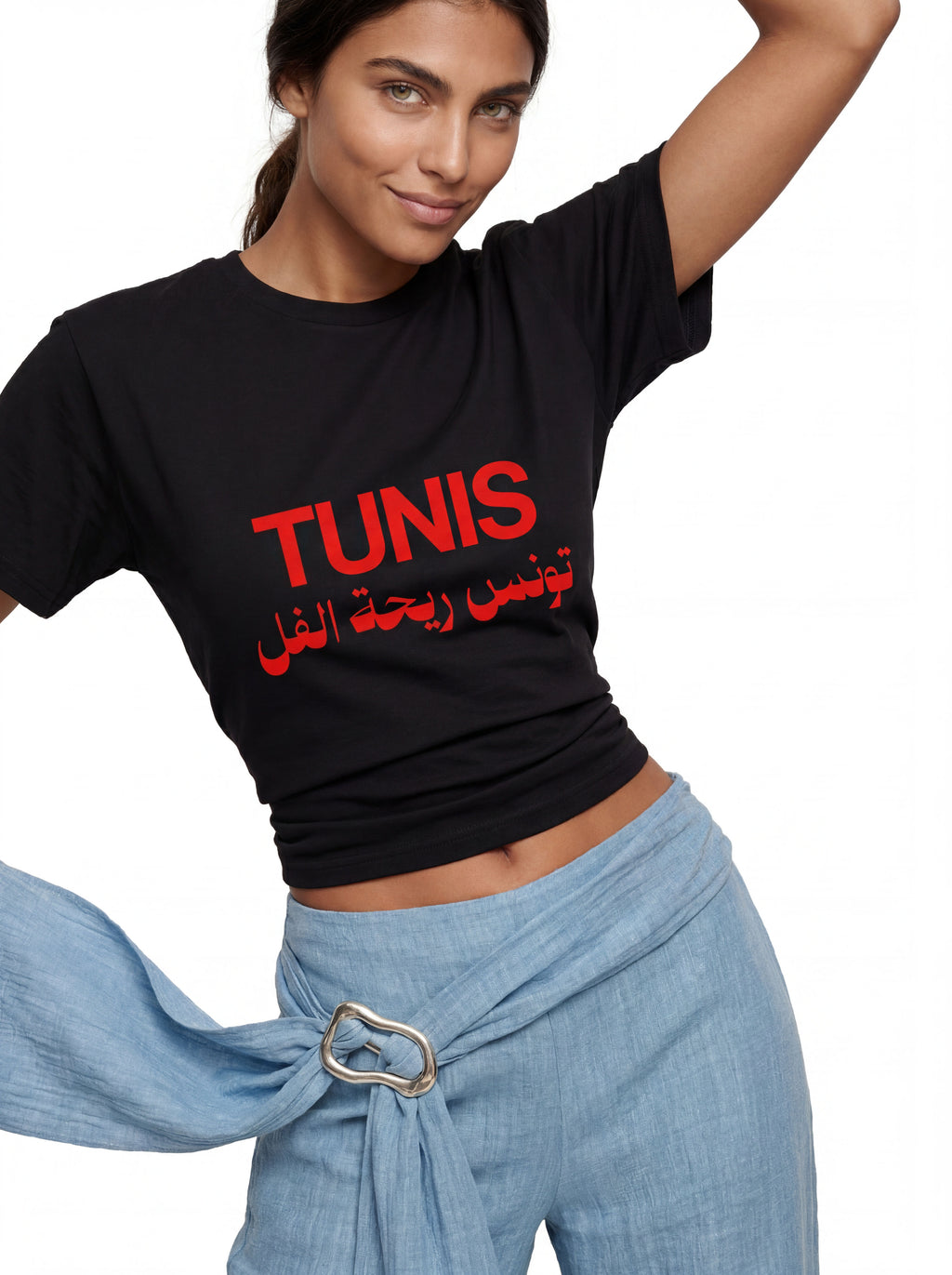 Tunis Black Tee