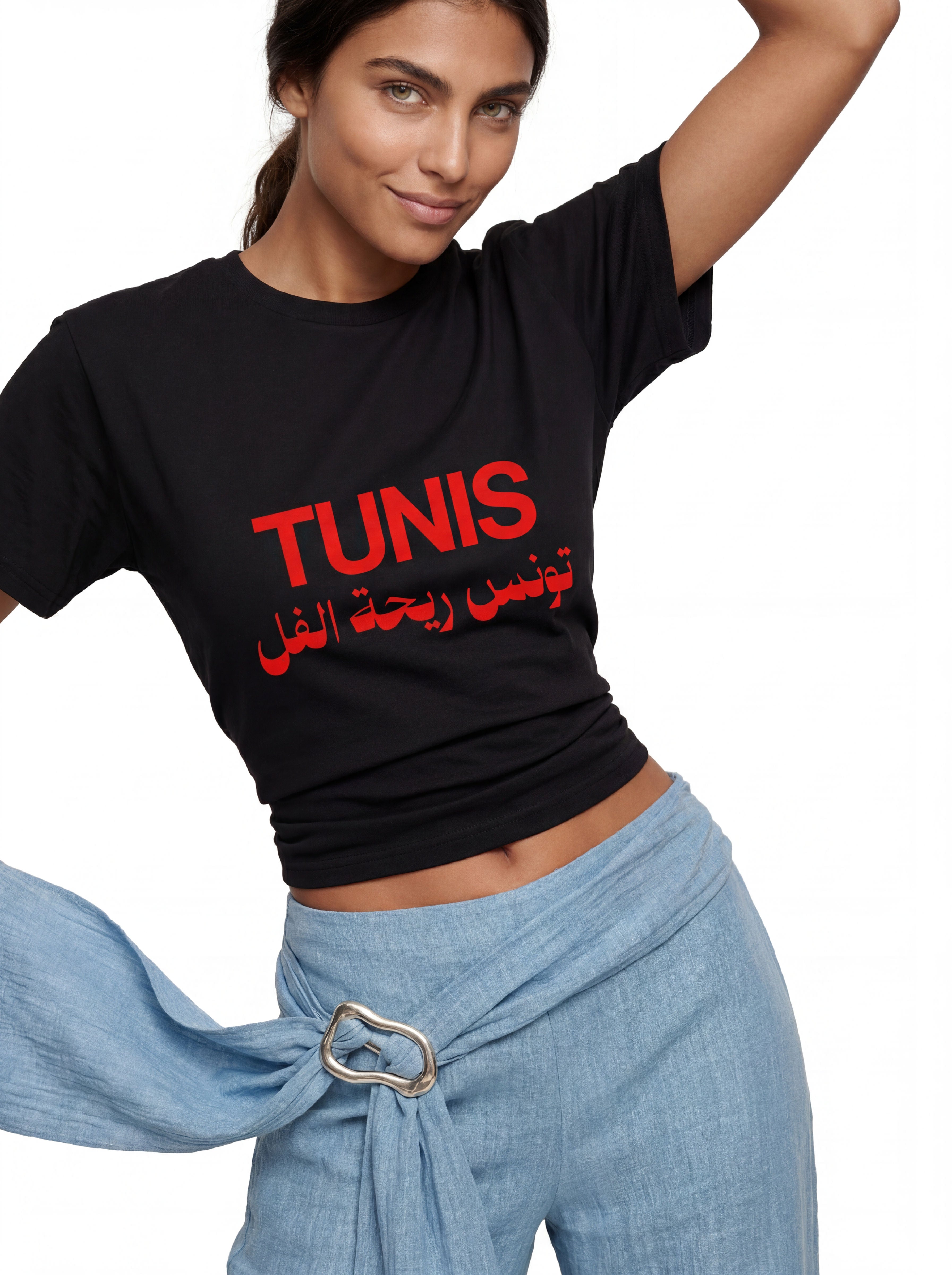Tunis Black Tee