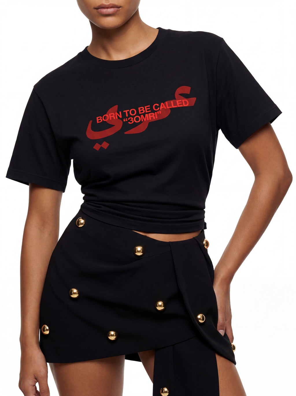 3omri Black Tee