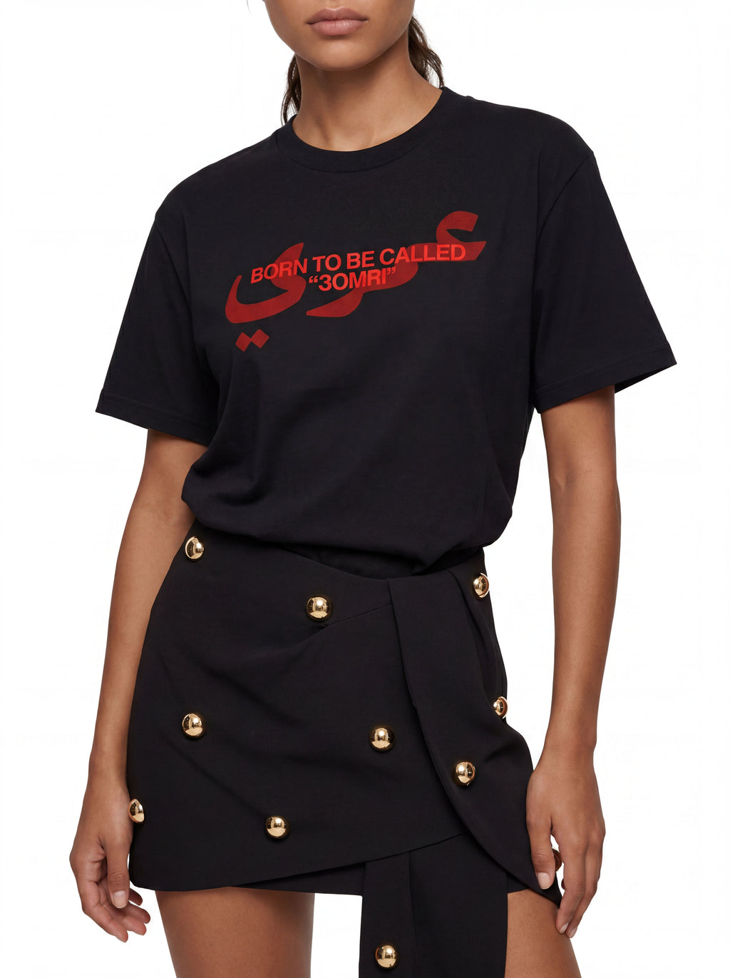 3omri Black Tee