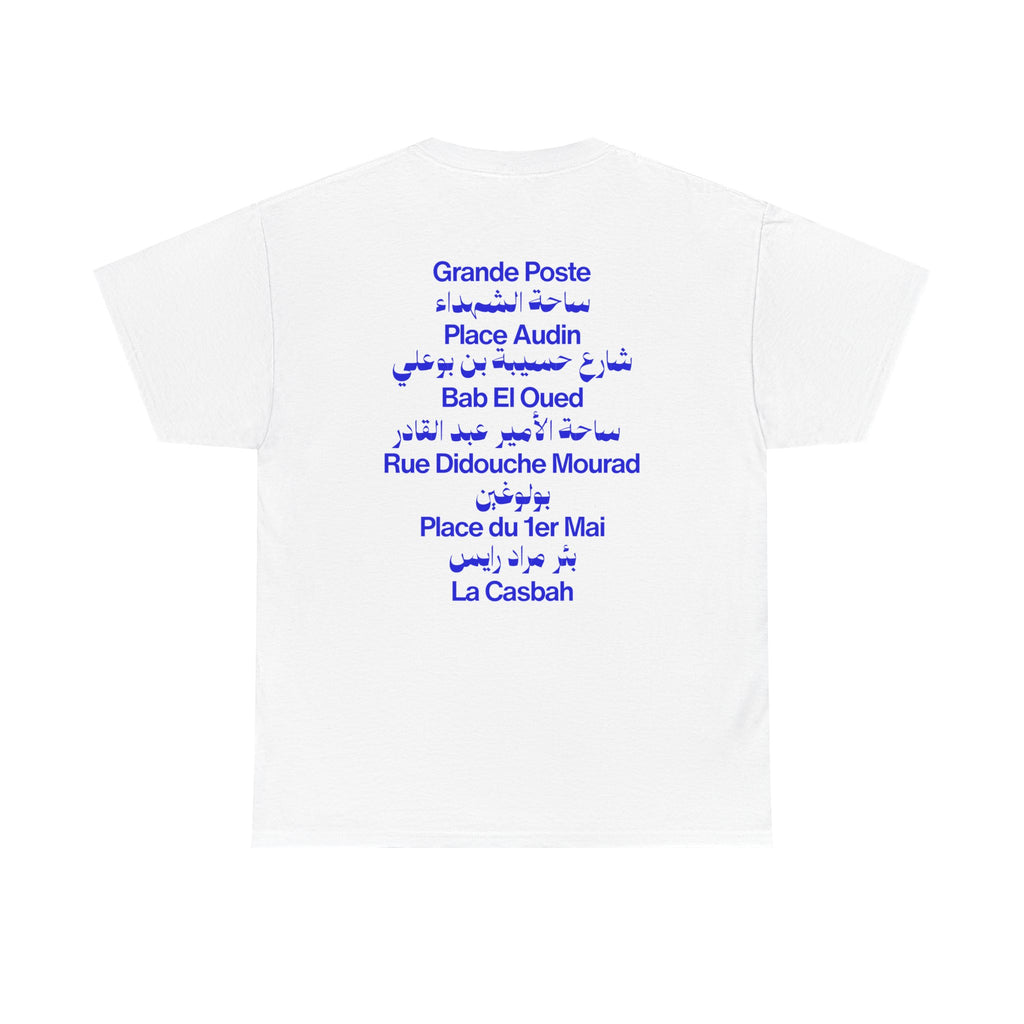Alger White-Blue Tee