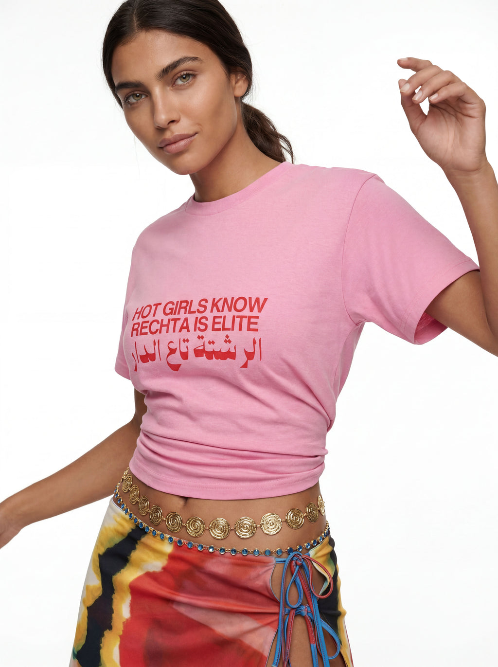 Rechta Is Elite Pink Tee