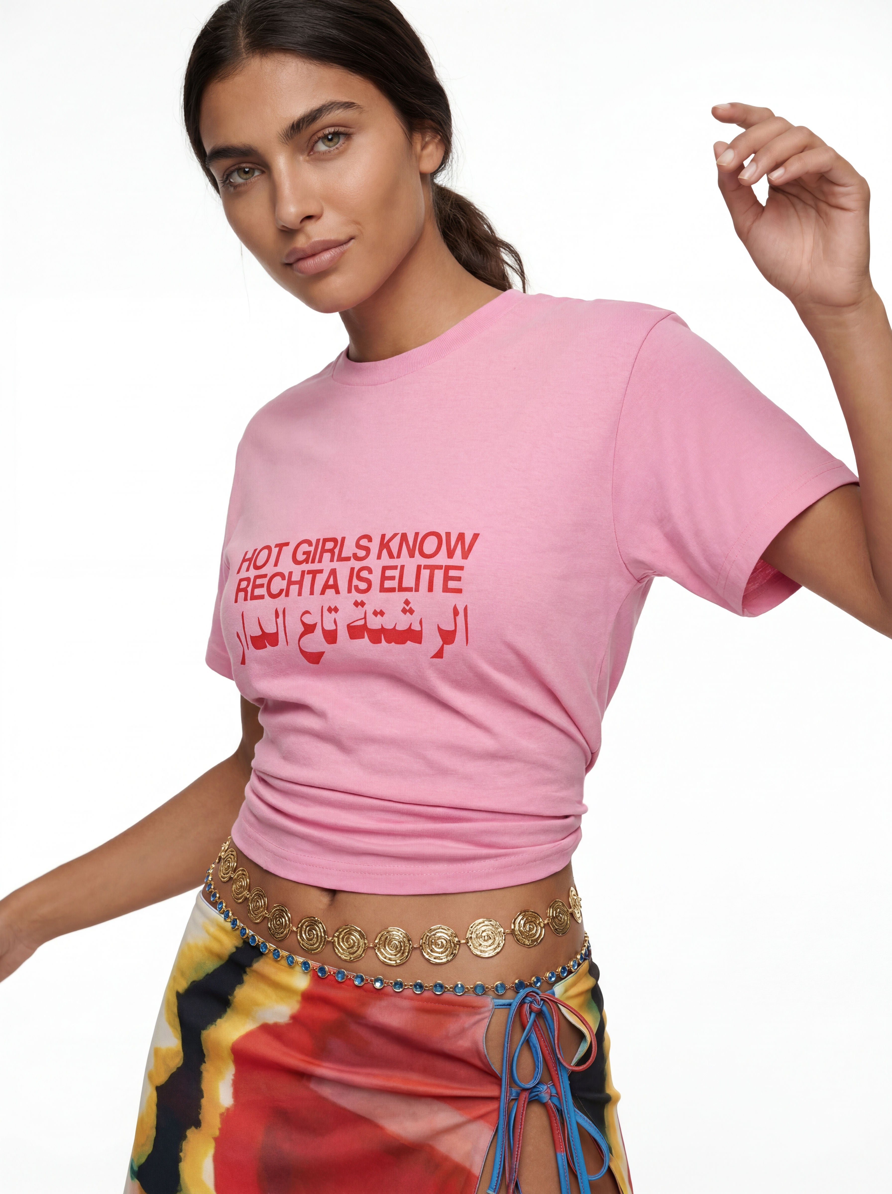 Rechta Is Elite Pink Tee